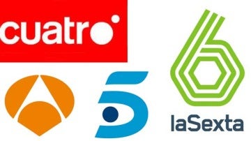 Antena 3, Cuatro, Telecinco y La Sexta