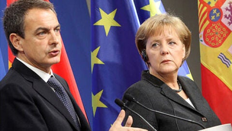 Zapatero y Merkel