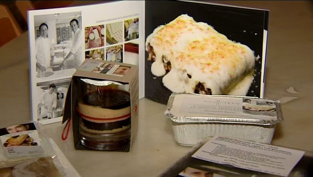 Comida gourmet congelada