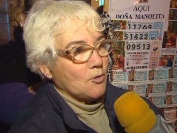 Lotería de Navidad en la Puerta del Sol