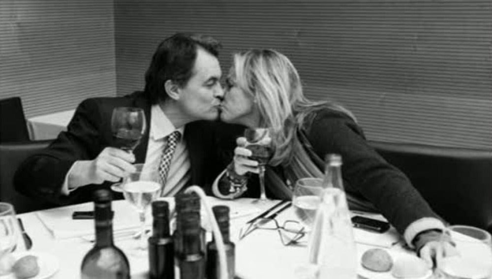 Artur Mas con su mujer