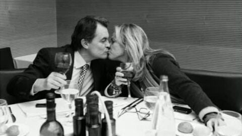 Artur Mas con su mujer