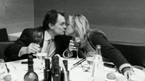 Artur Mas con su mujer Artur Mas con su mujer