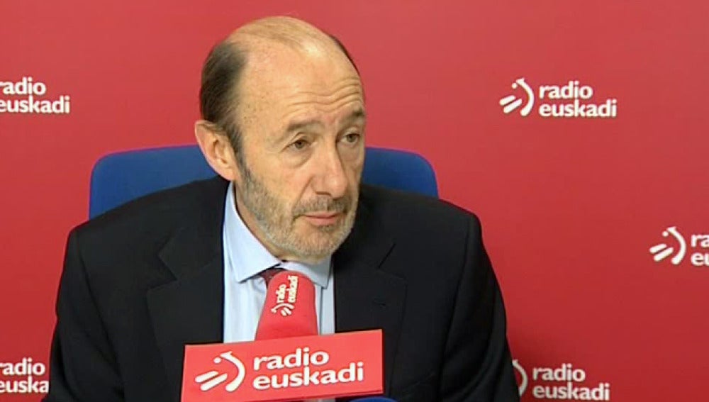 Rubalcaba, en 'Radio Euskadi'