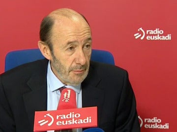 Rubalcaba, en 'Radio Euskadi'