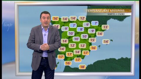 La previsi&oacute;n del tiempo (03-01-2011) mediod&iacute;a