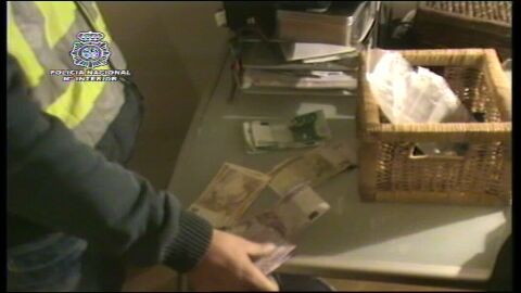 Dinero incautado en la 'operaci&oacute;n caloco'