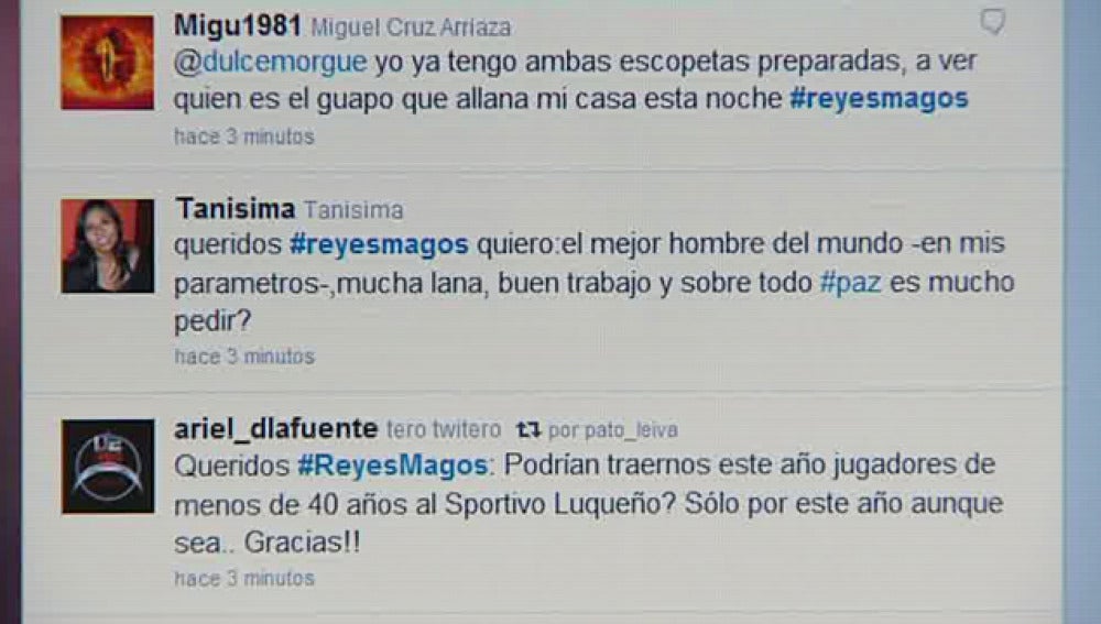Los Reyes Magos en Internet