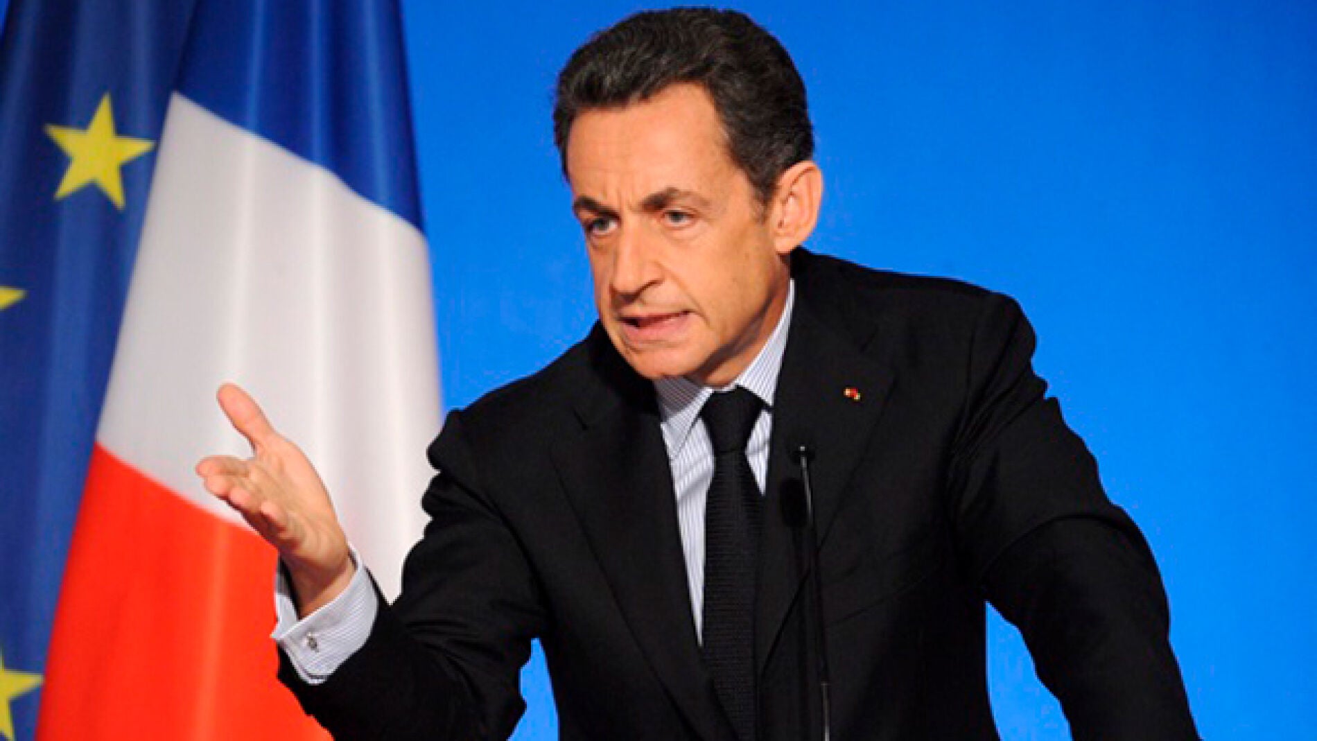 El presidente franc&eacute;s, Nicolas Sarkozy