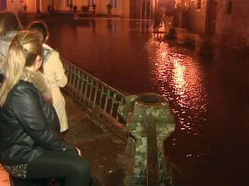 Posible desbordamiento del Río Umia Posible desbordamiento del Río Umia