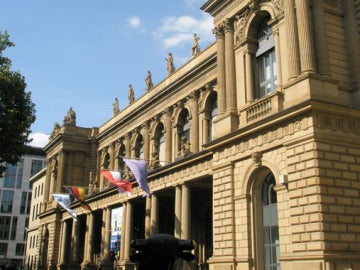 Imagen de la fachada de la Bolsa de Frankfurt