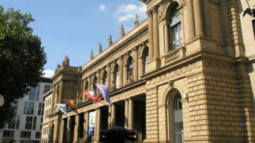 Imagen de la fachada de la Bolsa de Frankfurt