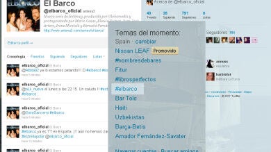 El Barco se convierte en trending topic en twitter antes de zarpar