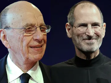 Rupert Murdoch y Steve Jobs Rupert Murdoch y Steve Jobs