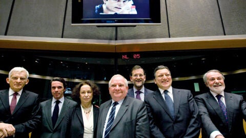 Rajoy inaugura una sala en memoria de Loyola de Palacio