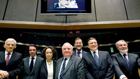 Rajoy inaugura una sala en memoria de Loyola de Palacio Rajoy inaugura una sala en memoria de Loyola de Palacio