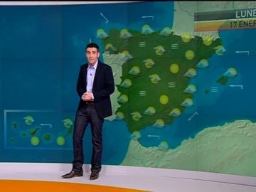 La previsión del tiempo noche 16 de enero 