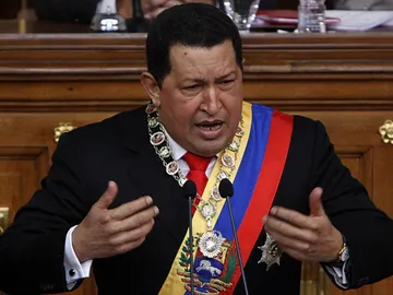 El presidente venezolano Hugo Chávez El presidente venezolano Hugo Chávez