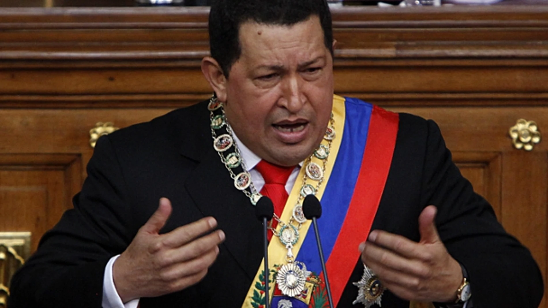 El presidente venezolano Hugo Chávez El presidente venezolano Hugo Chávez