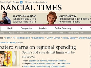 Zapatero en Financial Times