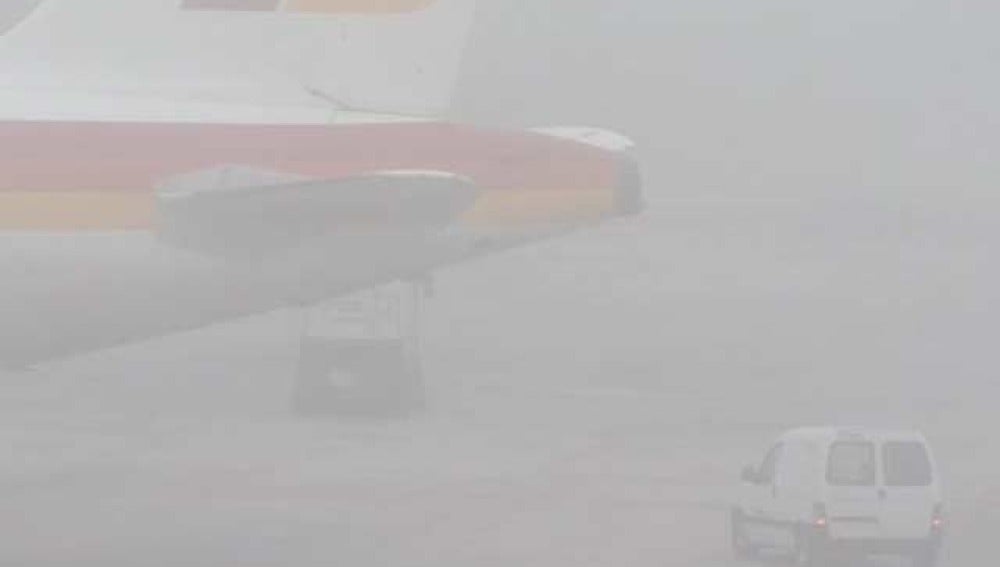 Niebla en Barajas