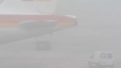 Niebla en Barajas