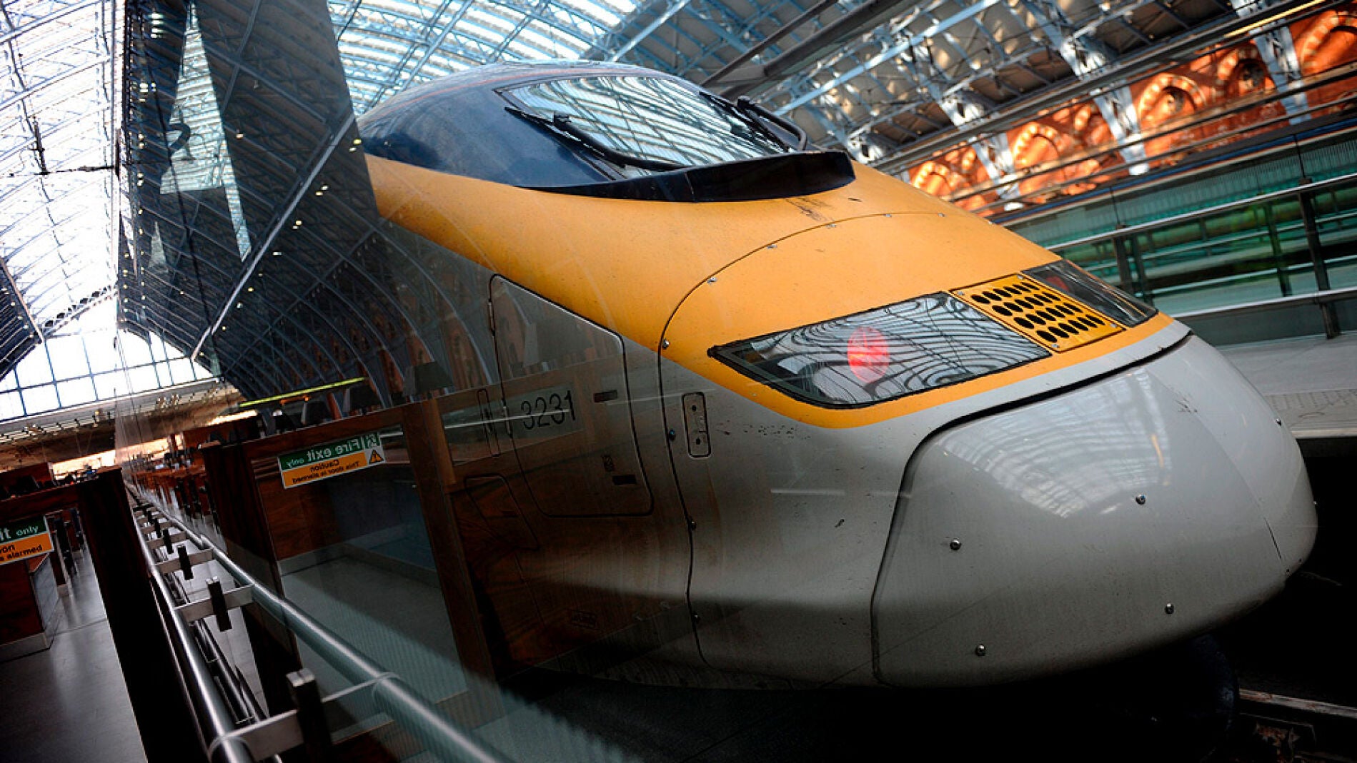 Un tren de los que circula en el Canal de la Mancha