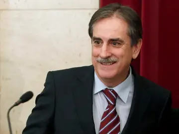 El ministro de Trabajo, Valeriano Gómez El ministro de Trabajo, Valeriano Gómez