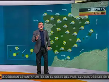La previsión del tiempo (18-01-2011) mediodía La previsión del tiempo (18-01-2011) mediodía