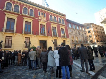 Concentración frente a la Consejería de Cultura de Murcia