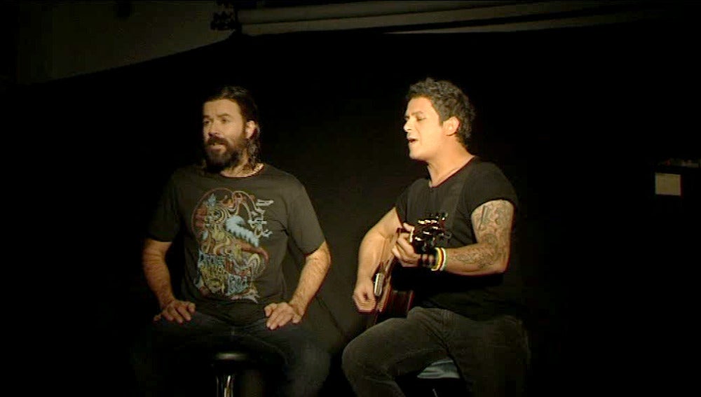 Pau Donés y Alejandro Sanz