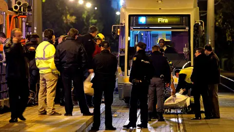 Lugar del atropello en Burjassot Lugar del atropello en Burjassot