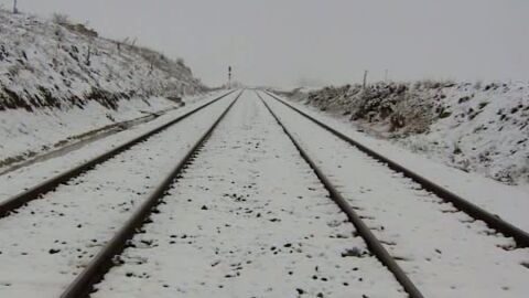 V&iacute;as de tren nevadas en Granada