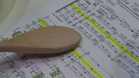 Escobas y cucharas, instrumentos musicales
