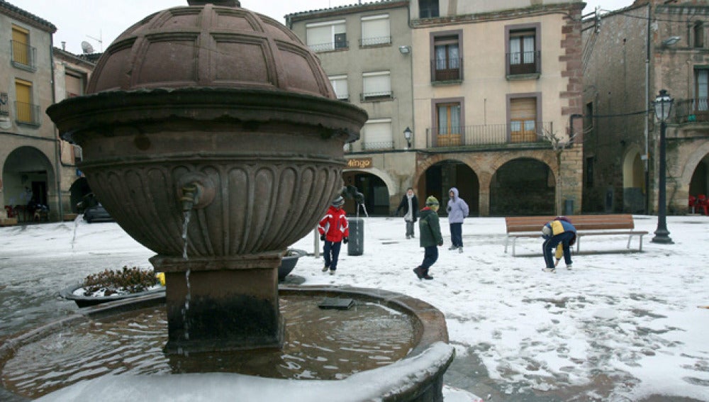 Imagen de la plaza de Prades, en Tarragona