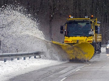 Importantes nevadas en el centro peninsular