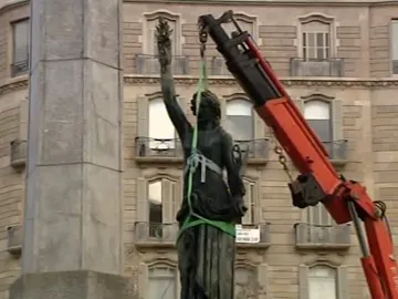 La escultura de la Victoria, de Frederic Marès La escultura de la Victoria, de Frederic Marès
