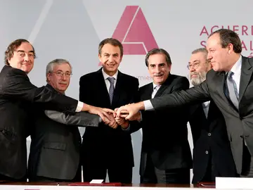 Los firmantes del pacto social Los firmantes del pacto social