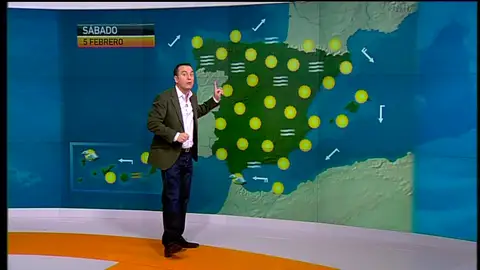 La previsión del tiempo (03-02-2011) tarde La previsión del tiempo (03-02-2011) tarde