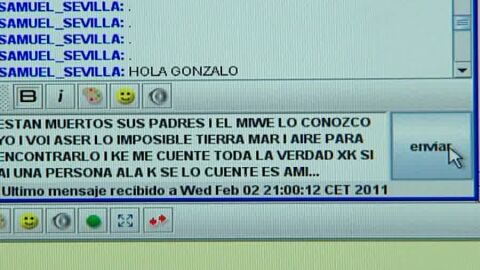 Las conversaciones de Samuel Ben&iacute;tez en el chat