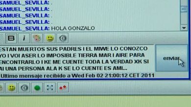 Las conversaciones de Samuel tras la desaparición de Marta