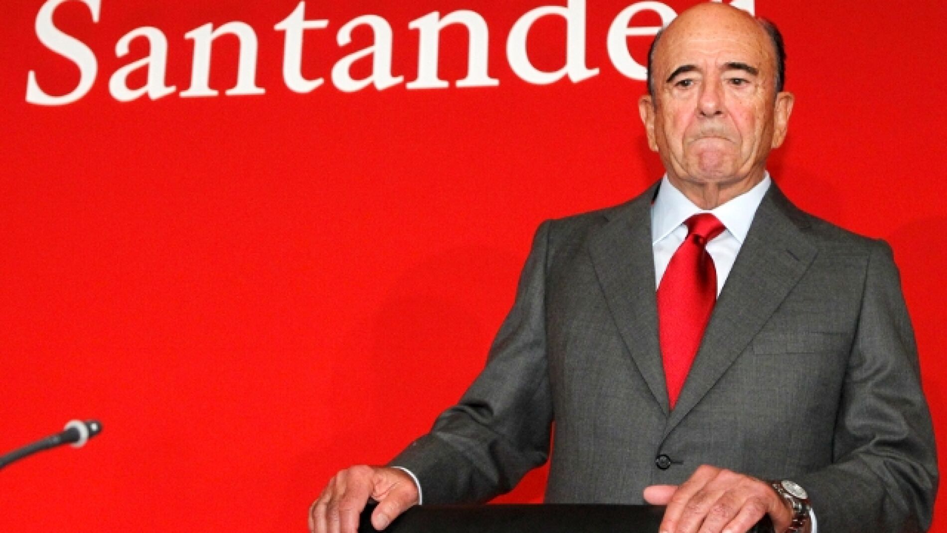 Emilio Bot&iacute;n, Presidente del Banco Santander