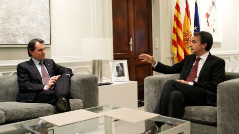 Artur Mas y Jos&eacute; Luis Rodr&iacute;guez Zapatero