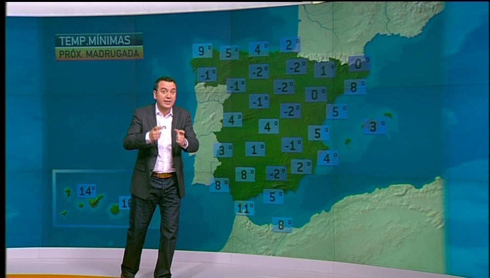 La previsión del tiempo noche 7 de febrero