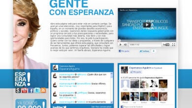 Aguirre lanza su web “Gente con esperaza”