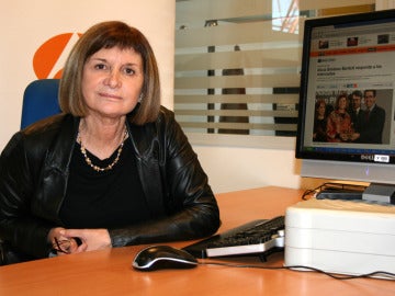 Alicia Giménez durante el encuentro digital