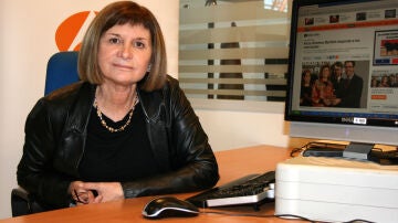 Alicia Giménez durante el encuentro digital
