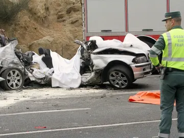 Accidente en Vilagarcía de Arousa Accidente en Vilagarcía de Arousa