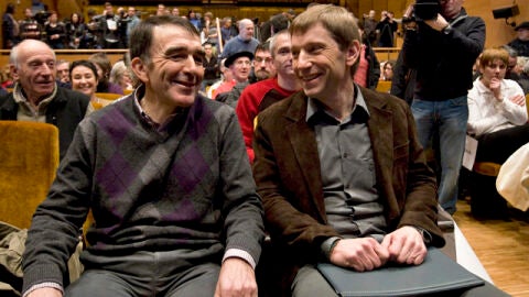 Rufi Etxeberria junto a &Iacute;&ntilde;igo Iruin