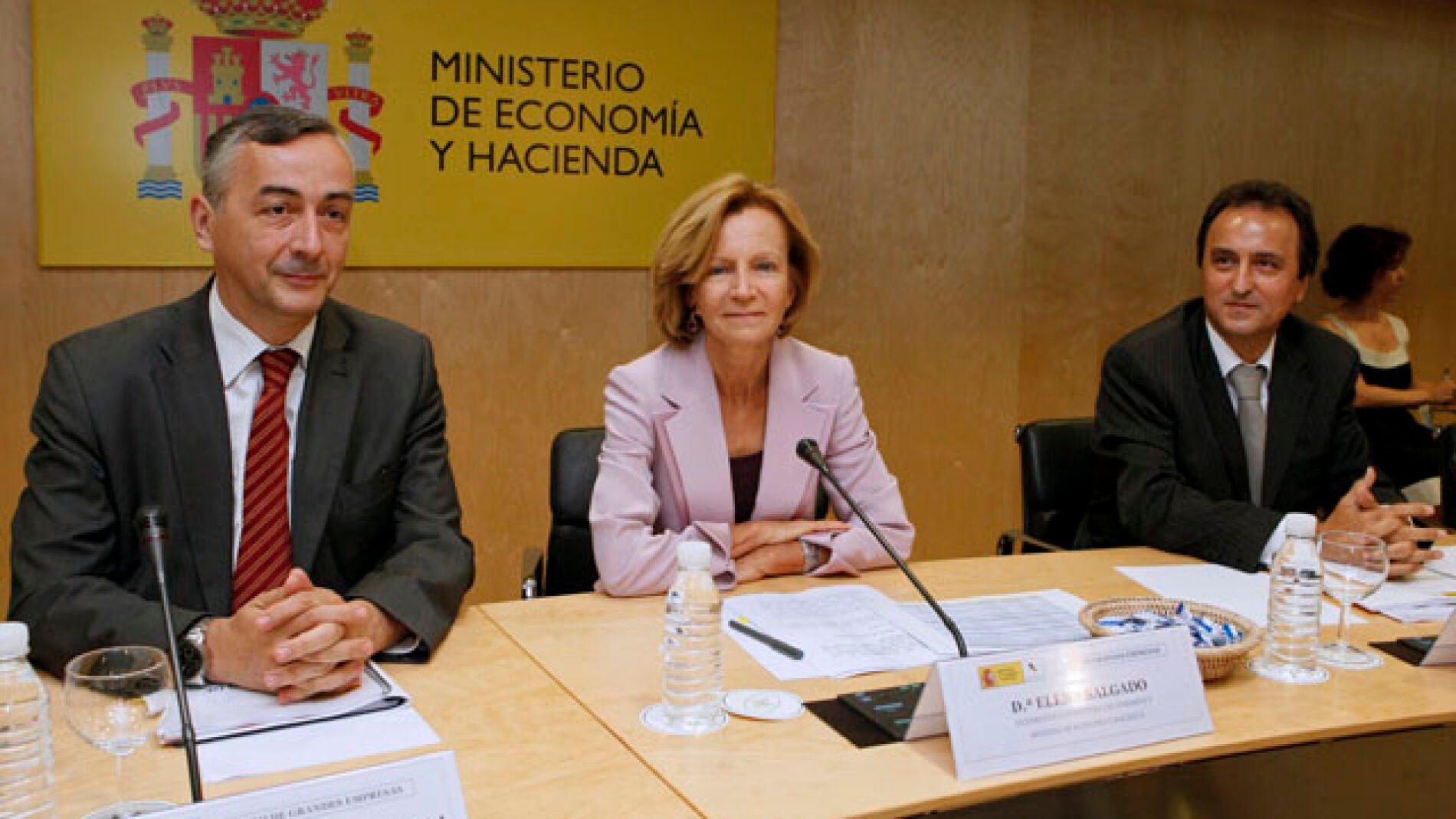 Salgado, junto a Oca&ntilde;a y L&oacute;pez Carbajo